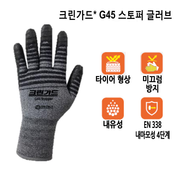 크린가드 G45 스토퍼 글러브 [1컬레/1백,100컬레/1케이스]