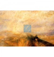 윌리엄 터너 명화그림 - 비와 증기와 속도(Rain, Steam and Speed)(캔버스화)