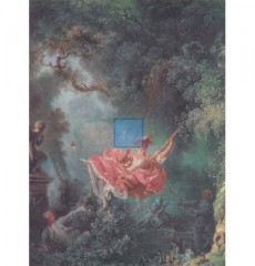 프라고나르 명화그림 - 흔들리는그네(캔버스화)