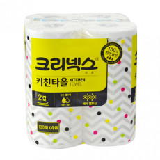 크리넥스 키친타올130매 4롤(1팩) x 8팩