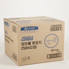 유한킴벌리 세이브 점보롤 250m2겹16롤 화장지/45321