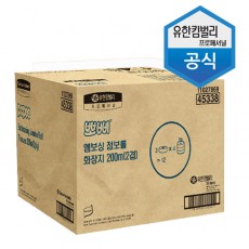 [무료배송]뽀삐 엠보싱 점보롤화장지 200m (2겹)/45338